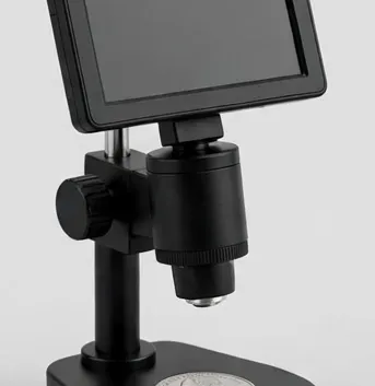 Detail view of the MicroHub CoinView 7" Coin Microscope