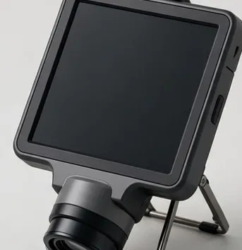 Detail view of the MicroHub PocketScope 4.3" LCD Portable Microscope