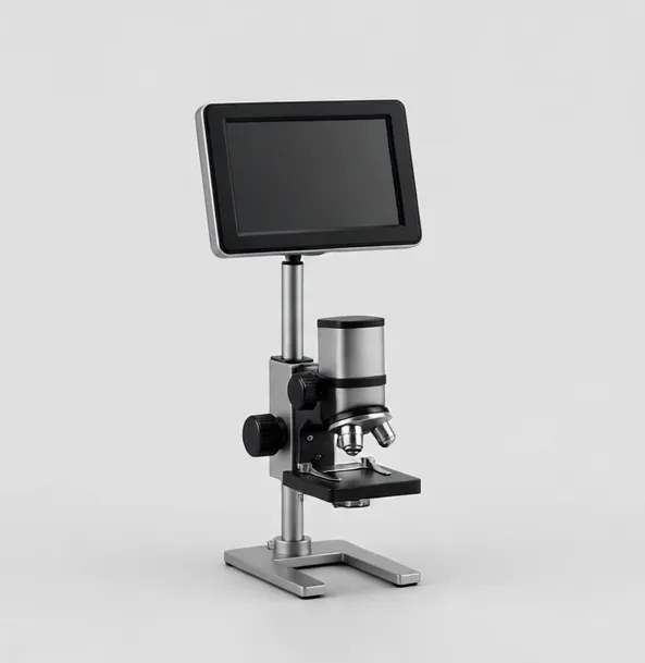 MicroHub ViewPro 4.3" LCD Digital Microscope — Compact 1080p screen microscope for coins, crafts and first bench work